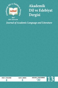 Akademik Dil ve Edebiyat Dergisi-Asos İndeks