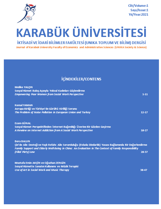 Karabük Üniversitesi İktisadi ve İdari Bilimler Fakültesi (UNIKA Toplum ve Bilim) Dergisi-Asos İndeks