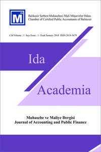 Ida Academia Muhasebe ve Maliye Dergisi-Asos İndeks