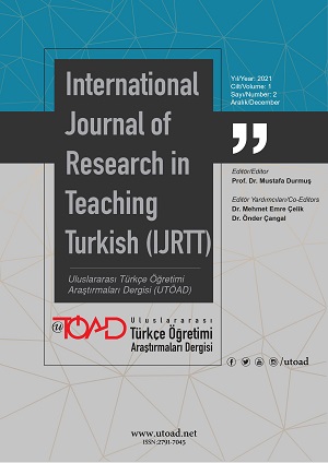 Uluslararası Türkçe Öğretimi Araştırmaları Dergisi-Asos İndeks