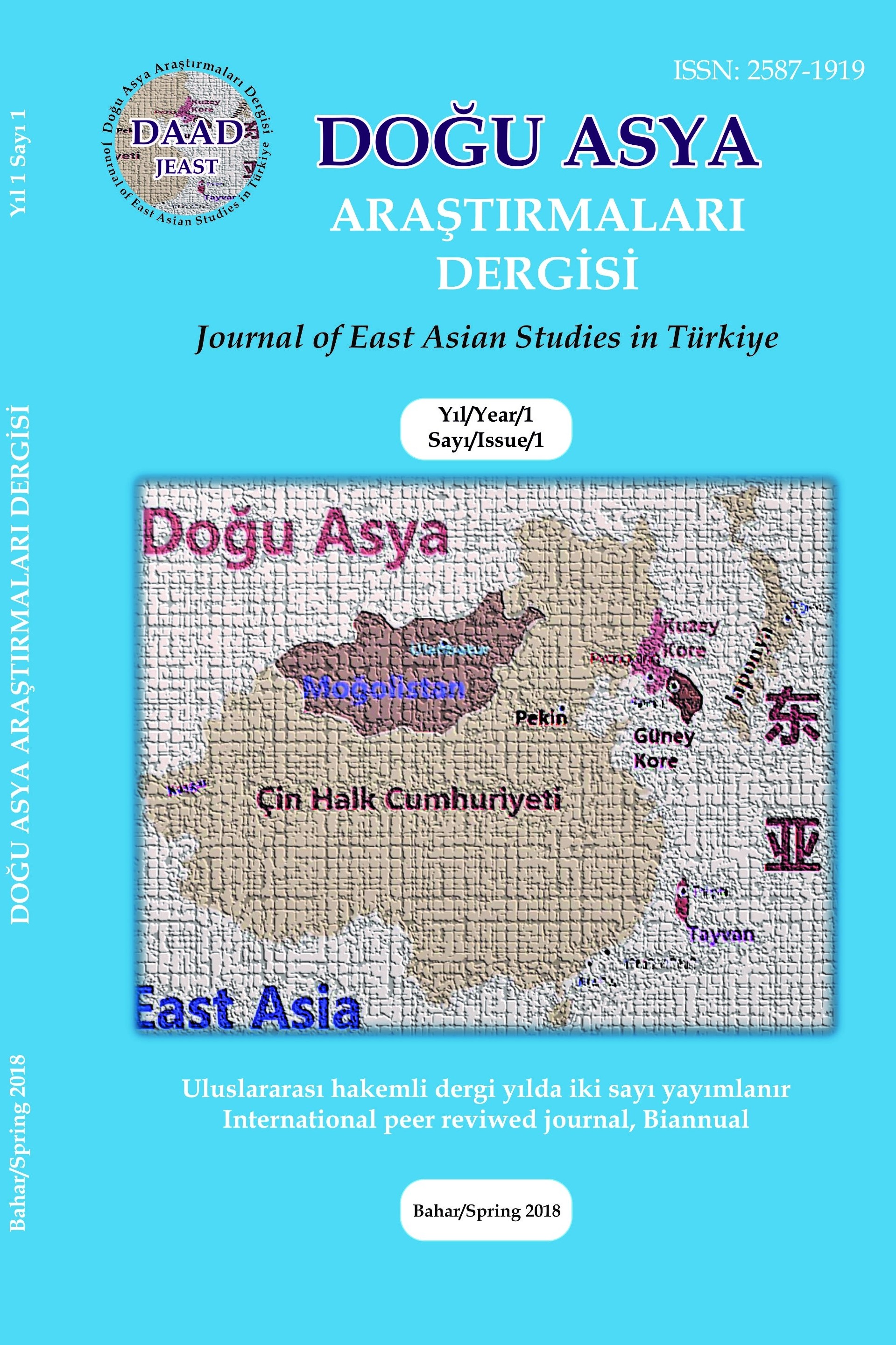 Doğu Asya Araştırmaları Dergisi-Asos İndeks