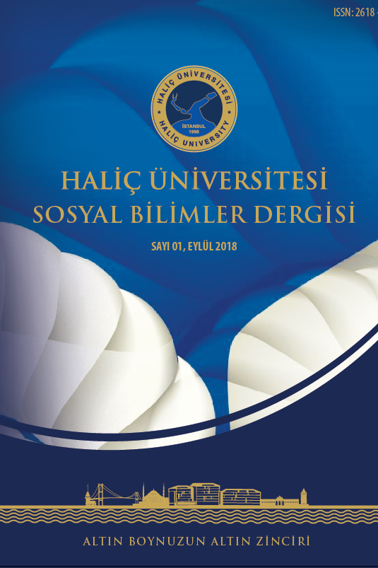 Haliç Üniversitesi Sosyal Bilimleri Dergisi