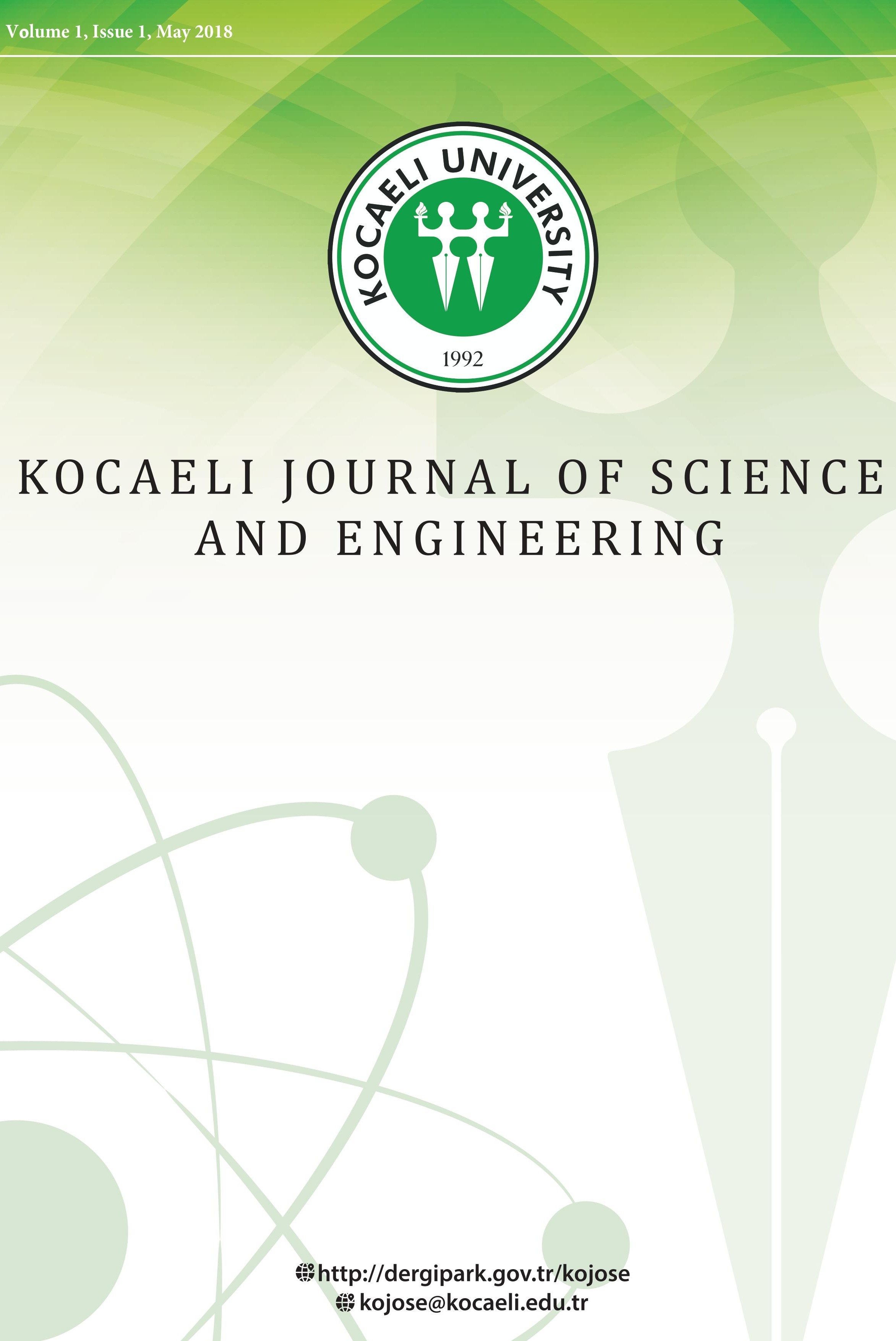 Kocaeli Journal of Science and Engineering-Asos İndeks