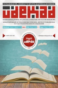 Uluslararası Dil Edebiyat ve Kültür Araştırmaları Dergisi-Asos İndeks