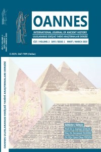 OANNES - Uluslararası Eskiçağ Tarihi Araştırmaları Dergisi-Asos İndeks