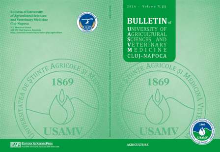 Bulletin of University of Agricultural Sciences and Veterinary Medicine Cluj-Napoca. Agriculture-Asos İndeks
