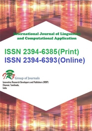 International Journal of Linguistics and Computational Applications-Asos İndeks