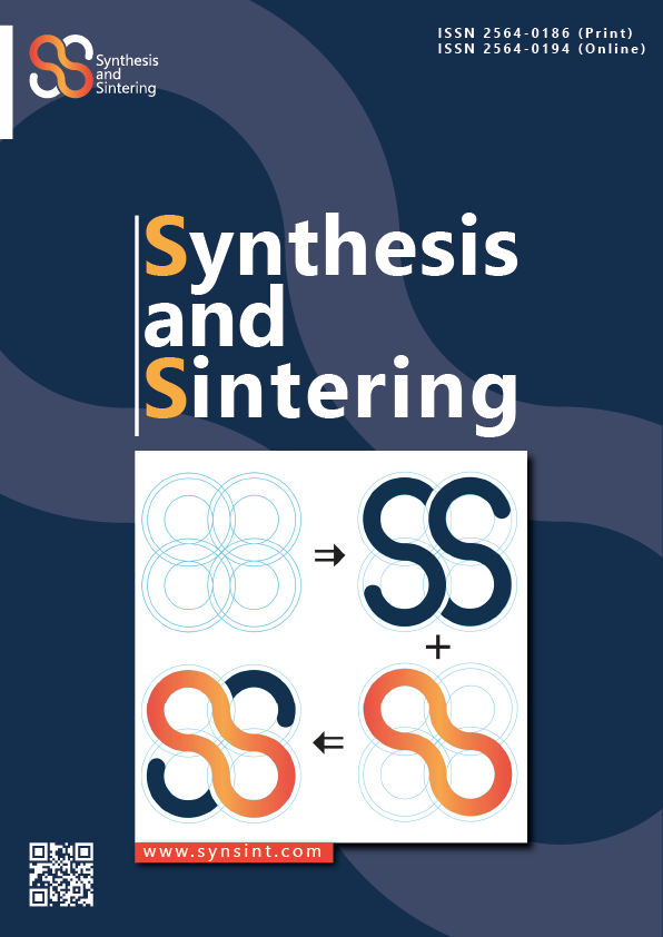 Synthesis and Sintering-Asos İndeks