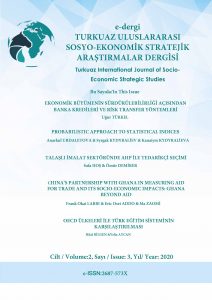 Turkuaz Uluslararası Sosyo-Ekonomik Stratejik Araştırmalar Dergisi-Asos İndeks