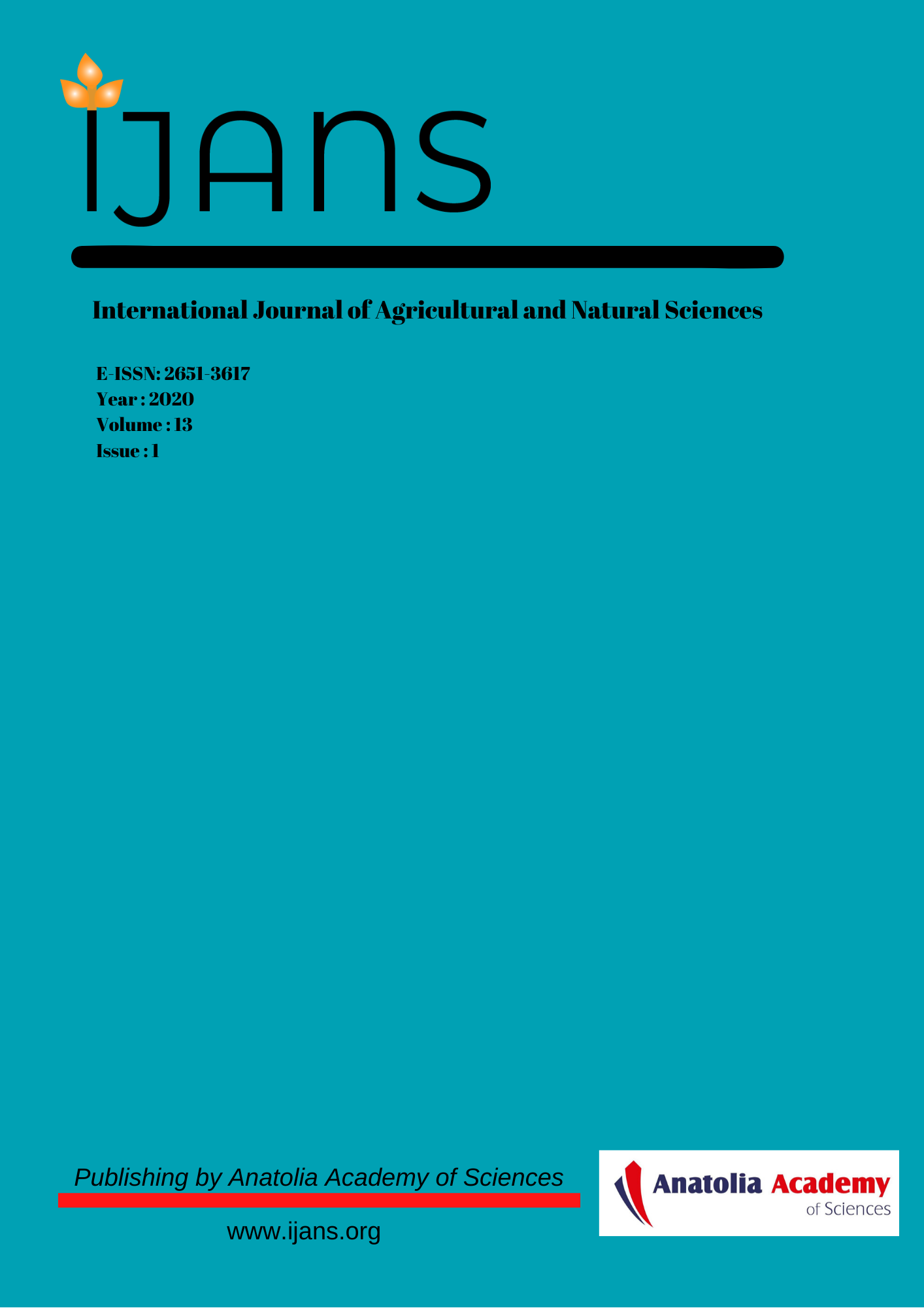 International Journal of Agricultural and Natural Sciences-Asos İndeks