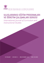 Uluslararası Eğitim Programları ve Öğretim Çalışmaları Dergisi-Asos İndeks